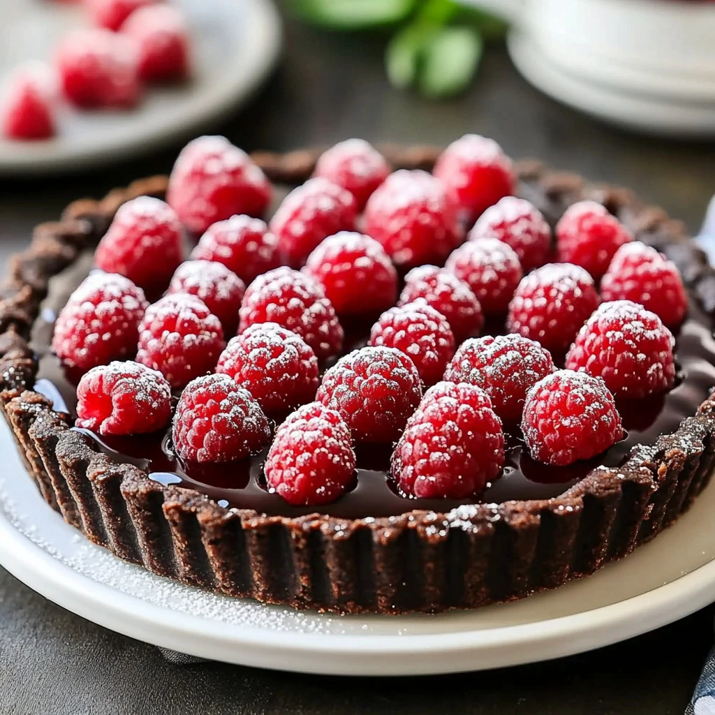 Chocolate Raspberry Tart