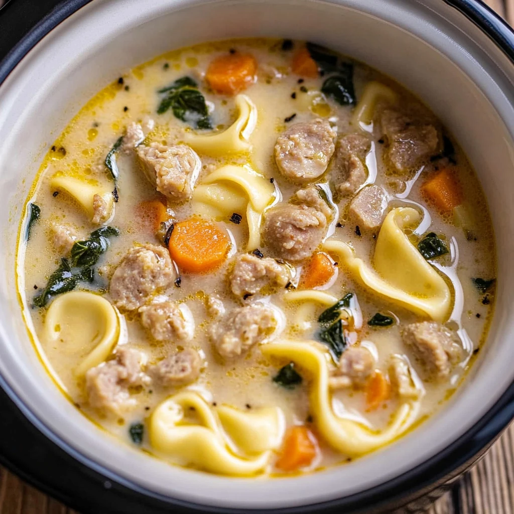 Italian Sausage Tortellini Soup