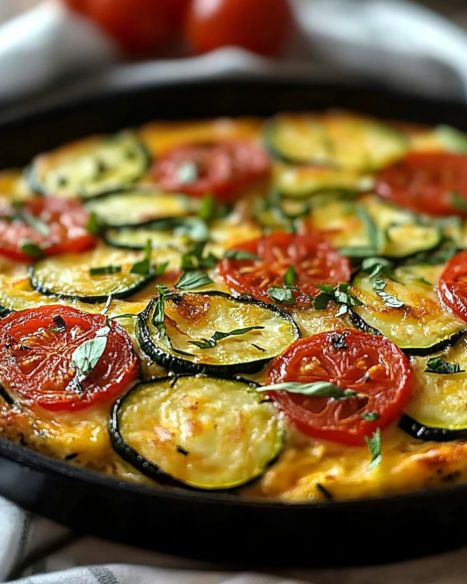 Zucchini and Tomato Frittata