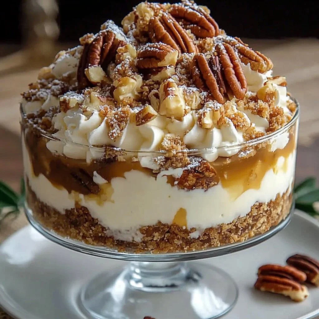 Pecan Pie Cheesecake Trifle