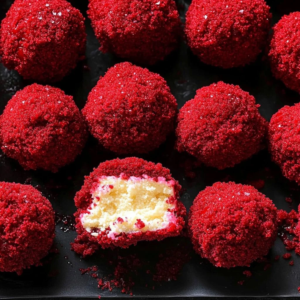 Red Velvet Cheesecake Bites