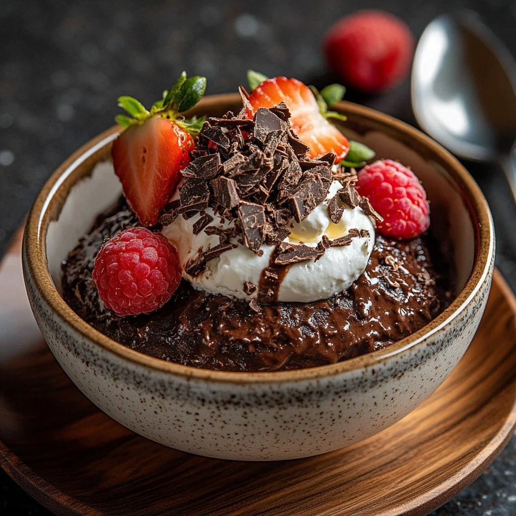 Chocolate Protein Baked Oats