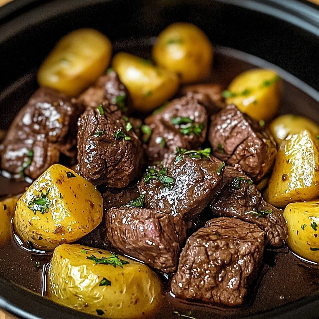 Crockpot Steak and Potatoes